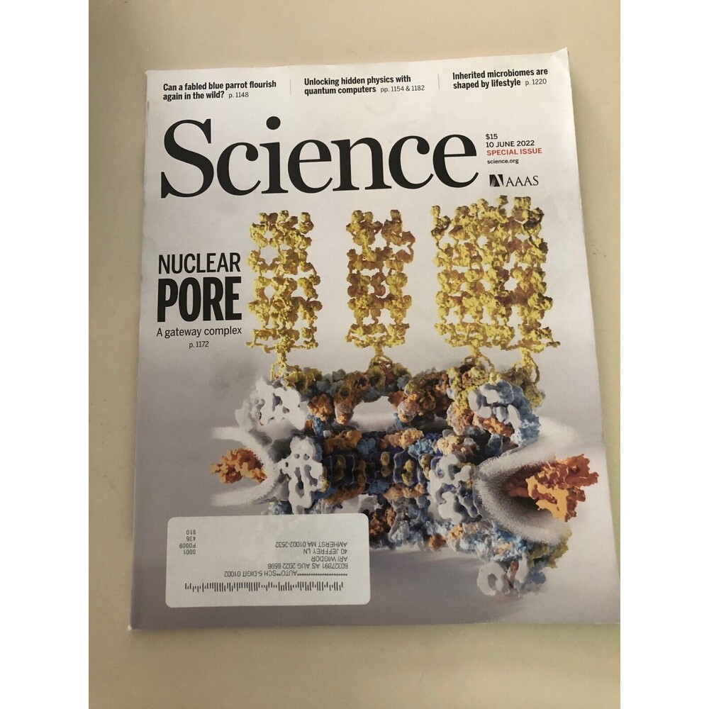 Science Magazine: Nuclear Pore: A Gateway Complex (10 June 2022)